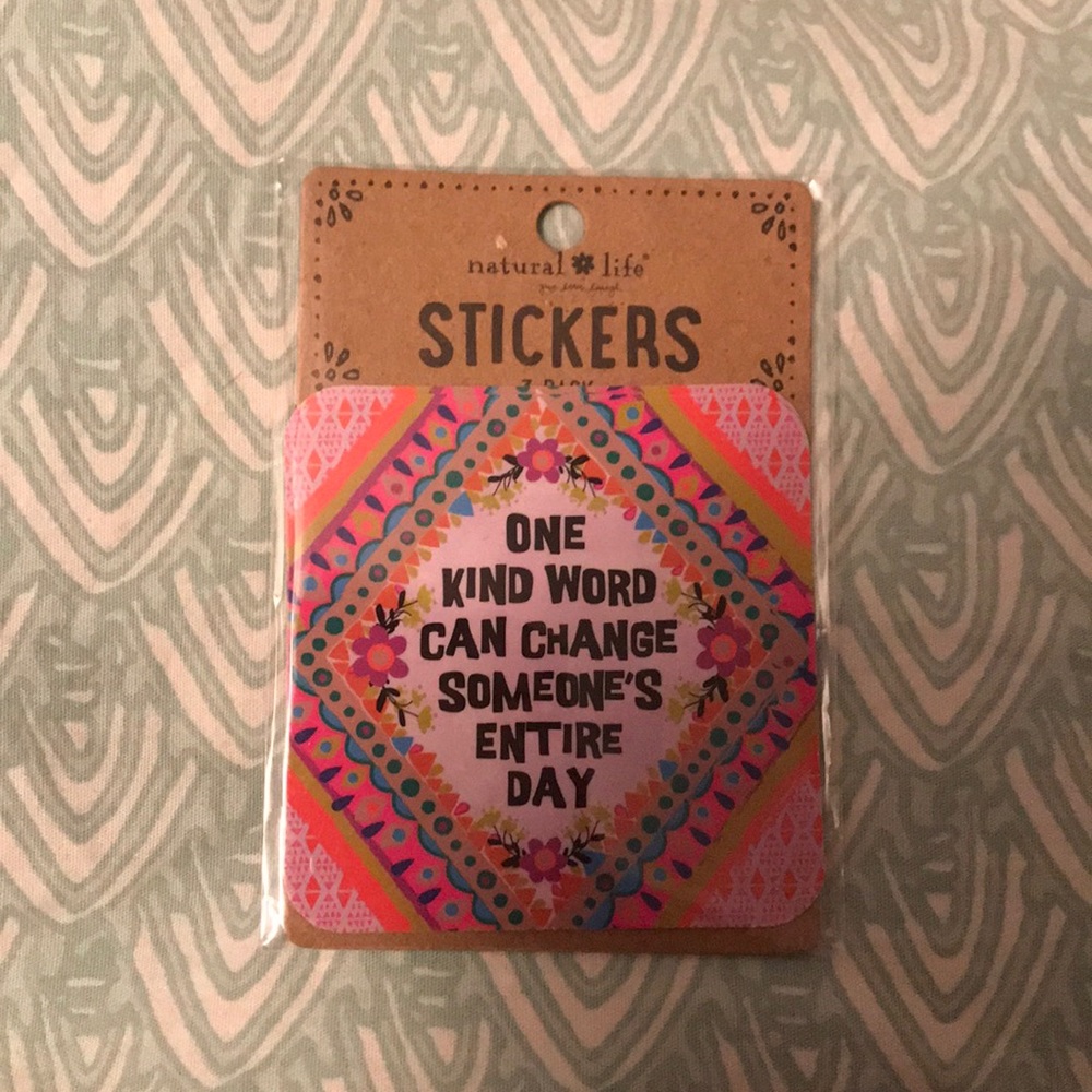 Natural life stickers